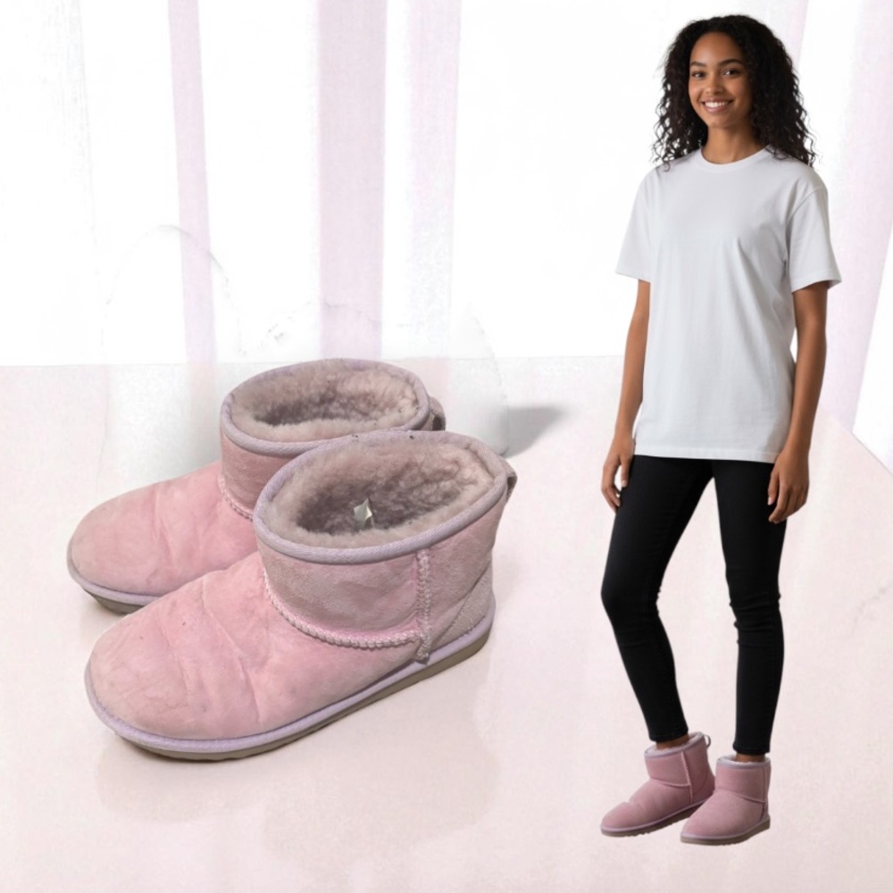 Ugg Pink Mini Boots